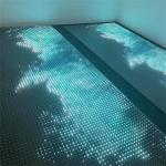 The lightest thinnest 480*960mm full color waterproof led transparent film