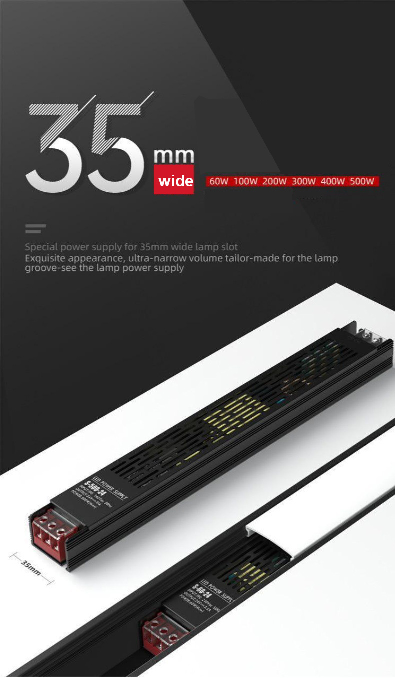 Mini Voltage DC LED Switch Power Supply 60-100W 3- AC DC 5V 12V 24V Amp Power Switch Mode