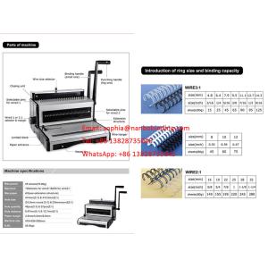 Wire 3/1 Wire 2/1 Multifunctional Desktop Binding Machine