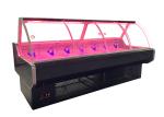 Commercial Butcher Display Freezer Grocery End Cap Meat Cooler Deli Fridge