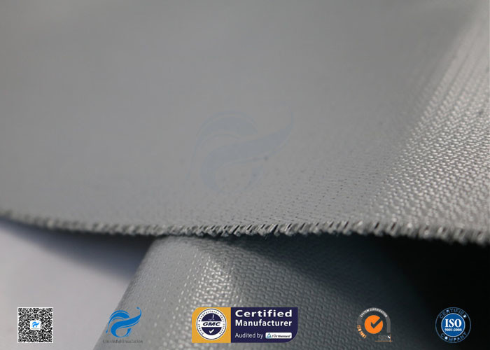 Two Side Silicone Coated Glass Fabric / Silicone Rubber Coated Fiberglass Fabric