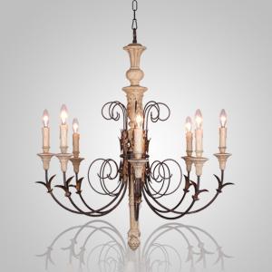 Wholesale French wood chandelier Industrial style for home decoration (WH-CI-22) from china suppliers