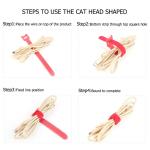 Multicolor Reusable Cable Management Ties 150mm Electrical Cable Accessories