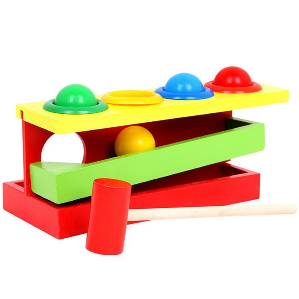 Piling Hand 10cm Shape Matching Toy Wooden Musical Instruments