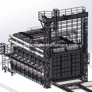 Wholesale Gas Fired Car Bottom Bogie Hearth Furnace 4500×1500×1200mm 1150℃ from china suppliers