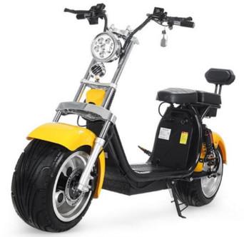 EcoRider 18inch Big Tire 60V 1500w 2 Wheel Electric Harly Scooter With Shock