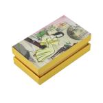 Gold Color Cosmetic Box Packaging For Candle Set Skin Care Product