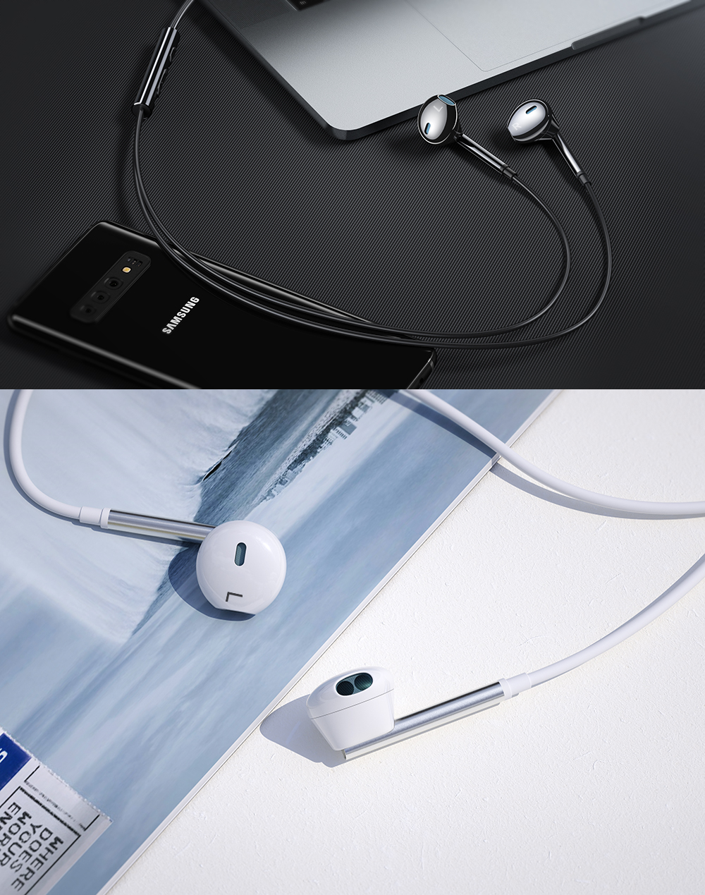 M15 Compound Diaphragm Wired Earphones 3.5mm PVC Mini Earphone Headset