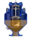 Spill Free RAL5015 Kinetic Combination Sewage Air Release Valve