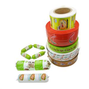 Wholesale OEM low-cost wholesale plastic casings custom printing brand logo sausage color plastic casings from china suppliers