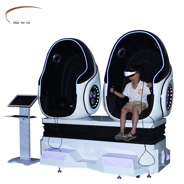Dreamland 9D VR amusement equipment double players vr cinema chair 9d vr egg chair virtual reality