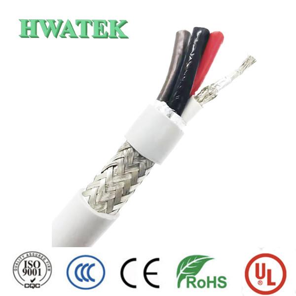 Bare Copper Stranded Shield Cable NOUL 6C × 18 AWG + 3C × 10AWG 300V TPU Jacket