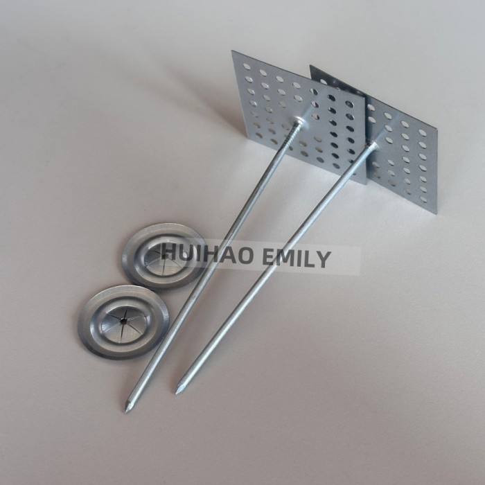 2-1/2 Inch Galvanized Steel Spindle Type Insulation Hangers For Soundproofing