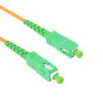 ELETECK APC-SC APC-SM Fiber Optic Jumper Cable 3mm Extension Patch Cord