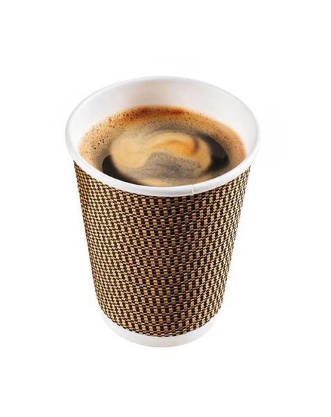 Professional 80mm Diameter Ripple Wall Paper Cups Waterproof With OEM ODM