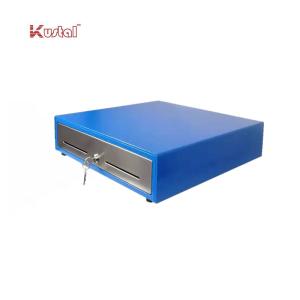 Wholesale 410mm Blue Colorful Metal ABS Pos 12V RJ11 POS Roller Cash Drawer from china suppliers