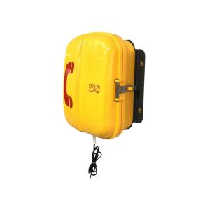 Yellow ATEX Inndustrial Phone With Phone Handset & Metal Keypad