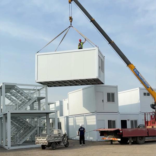 20ft/40ft Standard One Story Container Homes House Made Of Steel With Aluminum