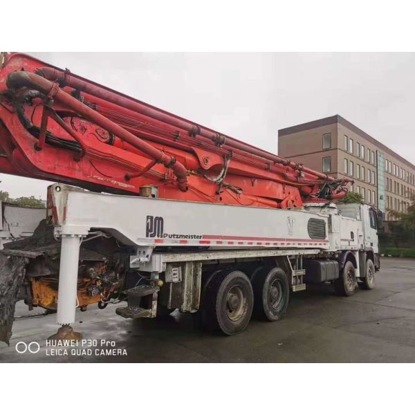 2013 Used Putzmeister Concrete Pump 56m on Benz Actros for High Productivity Sale