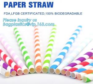 Wholesale biodegradable paper drinking straw, paper for paper straw, disposable paper straw,Bendy Flexible Paper Straws For Drinki from china suppliers