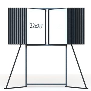 Wholesale Knocked Down Construction Poster Display Stand 22X28 Inch from china suppliers
