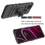 Shockproof 3 In 1 Phone Case , Heavy Duty Rugged Case Anti Slip Kickstand Belt