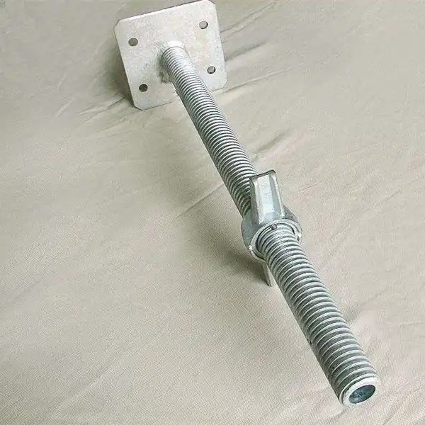 Q235 Glavanzied Adjustable Base Jack Scaffolding for Disc System and Support System