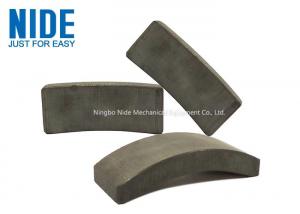China Permanent DC Motor Arc Segment Magnets / Arc Ferrite Magnets Natural Color on sale
