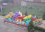 20x10m Octopus City Kids Giant Inflatable Amusement Park Made Of Lead Free Pvc