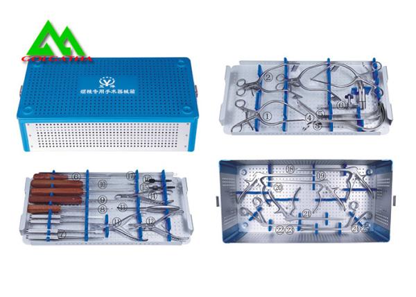 Stainless Steel Surgical Medical Instrument Kit For Cervical Vertebrae