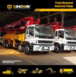 39 m Truck Mounted Concrete Cement Mixer Trailer Concrete Pump