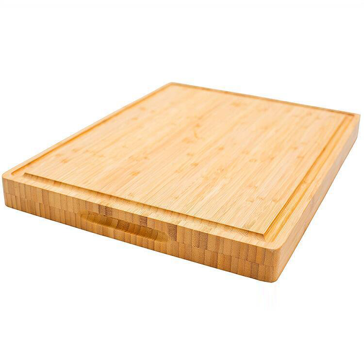 37*27*5cm Bamboo Cutting Board With Knife Set With Customized Logo For Modern Kitchen