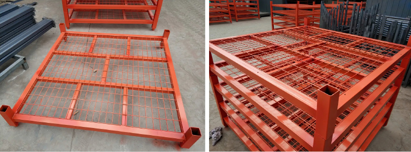 Pallet Stacking Rack For Tire Warehouse Storage Tire Rack