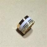 Jewelry factory in Shenzhen, China Br wide ring 18k white gold yellow gold rose