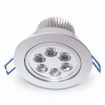 Waterproof IP65 6W aluminum led downlight replacement 514 - 570lm for houses,