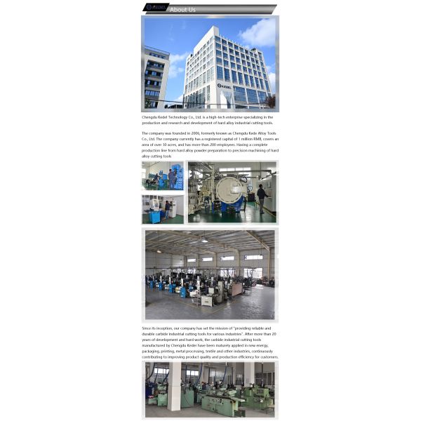 Hard Alloy Chemical Fiber Film Cutting Blade Custom Shape Industrial Blade for Precision Slitting