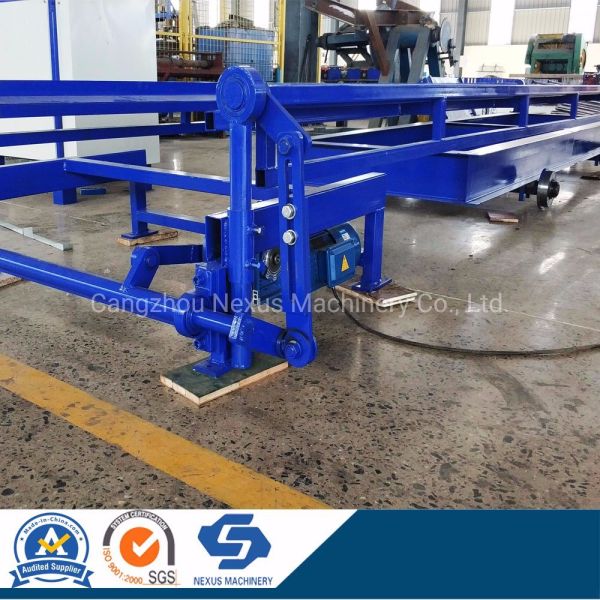 Electric Stacking Machine with Adjustable Height for Double Layer Roofing Sheets Production