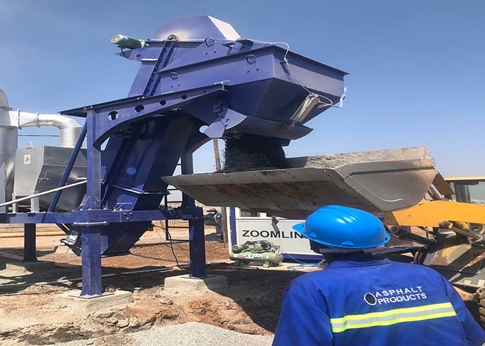 Road Construction Mini Continuous Asphalt Mixing Plant 220V/380V - 50Hz