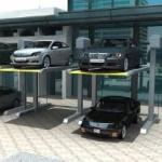Stereo Auto Park Garage 415V 2700kg Double Cylinder Galvanized Surface