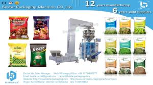 Wholesale Bestar packing machine with weigher for gusset bag 500g granules packaging BSTV-550AZ from china suppliers