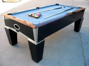 Wholesale Deluxe 7FT pool table solid wood billiard table chromed metal coner for club and family from china suppliers