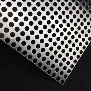 Wholesale 0.28mm Thickness Stainless Steel Perforated Plate Metal Small Hole Mesh Sheet from china suppliers