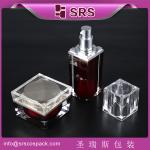 30ml 50ml clear empty airless pump bottle for skin care cream ,cosmetic pump
