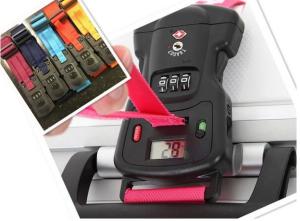 Wholesale OEM &amp; ODM Available Personalised Luggage Straps With Combination Lock from china suppliers