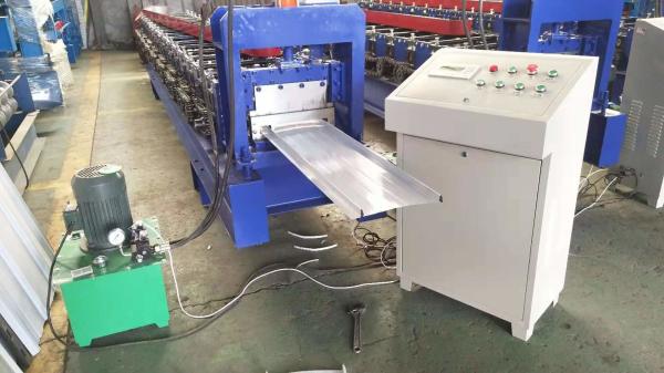 Selflock Style Roof Sheet Forming Machine Hydraulic Cutting Type 2 Years
