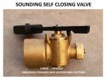 MARINE SEWAGE TREATMENT BRONZE SOUNDING SELF CLOSING VALVE FH-65 (ACB / T3778