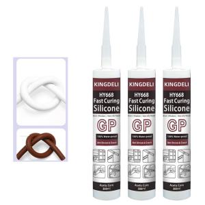 Wholesale Transparent GP Acetic Silicone Sealant For Kitchen Multipurpose from china suppliers