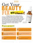 Anti - Wrinkles Natural Vitamin C Serum 20% Ferulic Acid Encourage Collagen