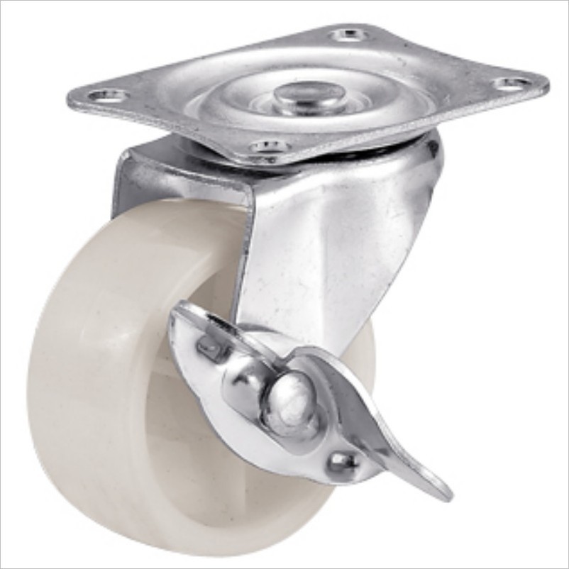 2 inch white polypropylene caster