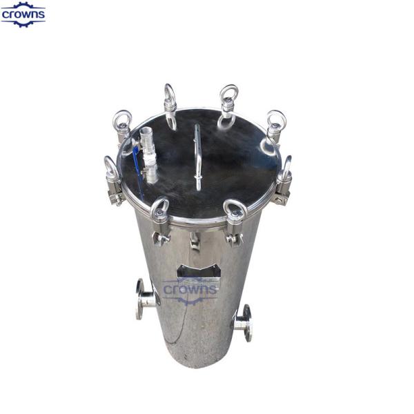 Stainless steel cartridge filter housing with cartridge PP/PE/PTFE/metal